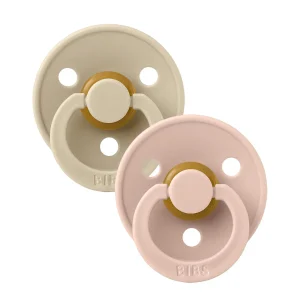 BIBS Colour 2 pak Latex str.2 - Vanilla/Blush