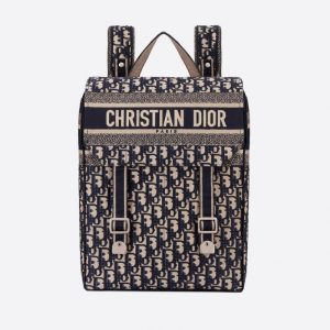 Christian Dior broderet lærred rygsæk M1293