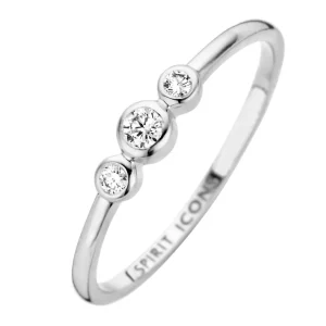 Trinity ring - 14 kt. hvidguld med 0,09 CT brilliantslebne diamanter