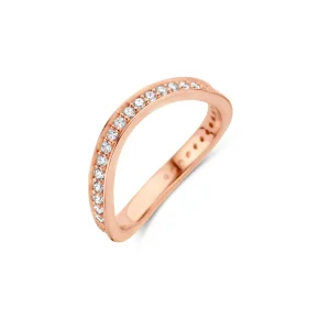 Solaris ring - sterlingsølv rosa forgyldt